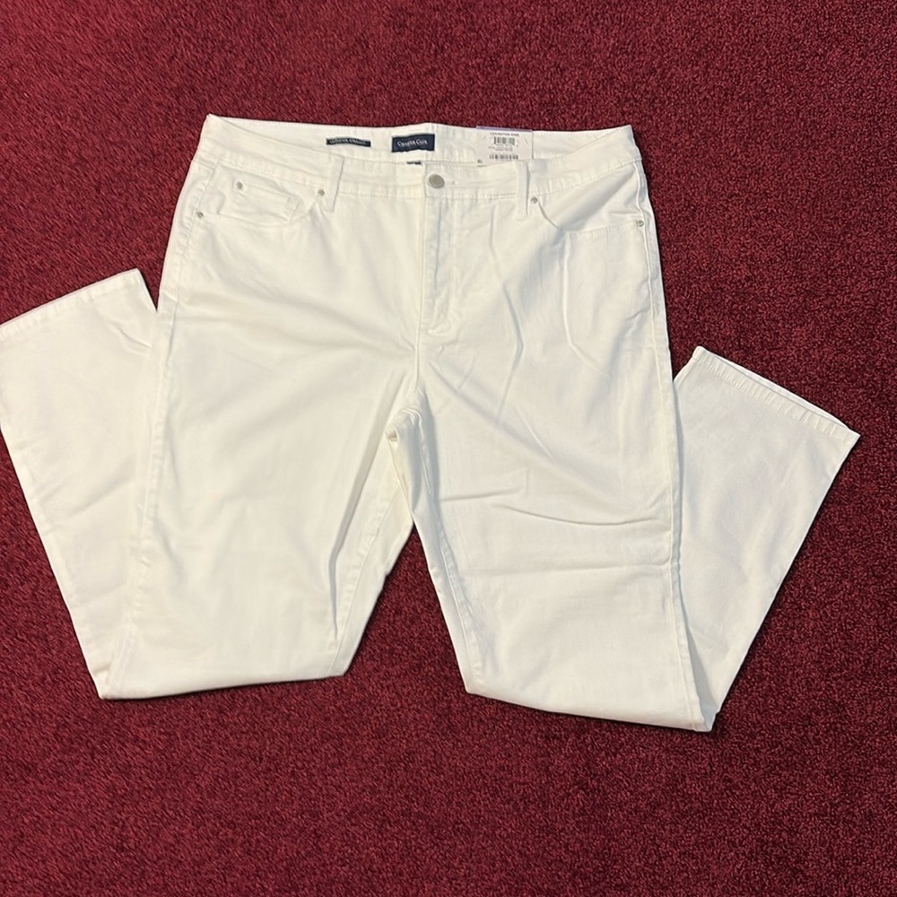 White pants from Charter Club